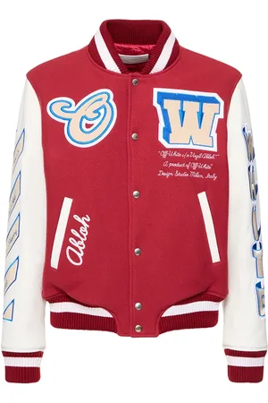 OFF-WHITE Chaqueta Varsity De Piel