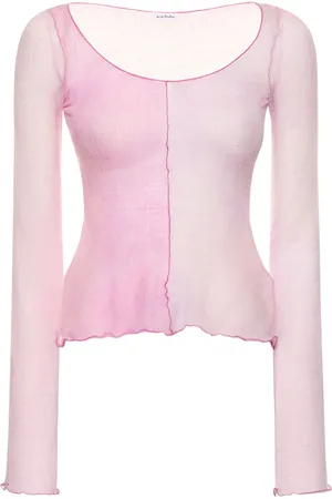 Acne Studios Top De Crepé Degradado