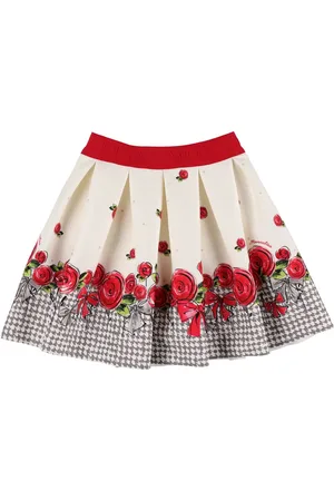 MONNALISA Falda De Neopreno Estampado