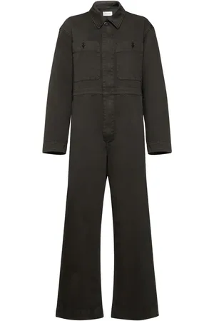 LEMAIRE Jumpsuit De Algodón Con Dos Bolsillos