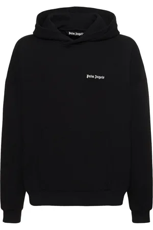 Palm Angels Sudadera De Algodón Con Logo Bordado Y Capucha