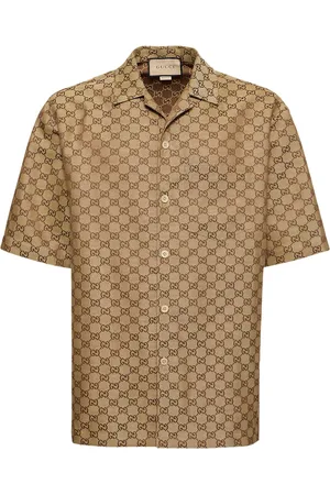Gucci Camisa Polo De Lino