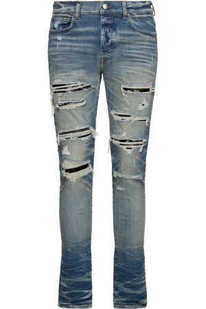 AMIRI Jeans De Algodón Con Lentejuelas