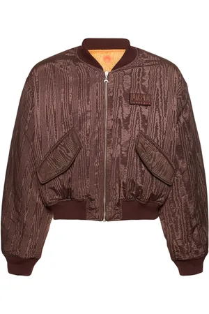 Marine Serre Chaqueta Bomber Reversible Regenerada