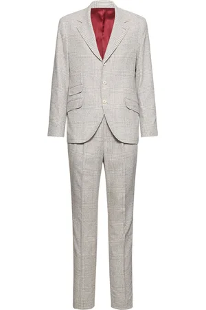 Brunello Cucinelli Traje De Lana Y Seda