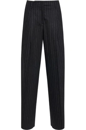 Golden Goose Pantalones Anchos De Lana