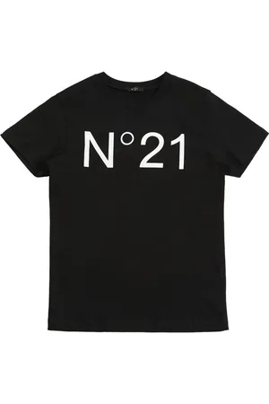 Nº21 Camiseta De Jersey De Algodón Con Logo