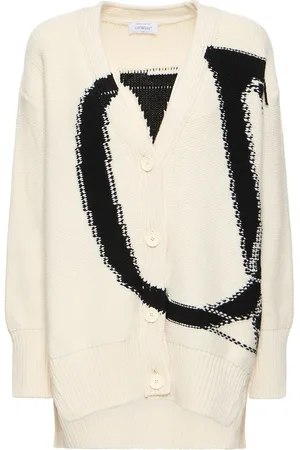 OFF-WHITE Cárdigan De Lana Con Logo