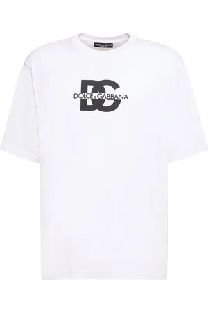 Dolce & Gabbana Camiseta De Jersey De Algodón Con Logo