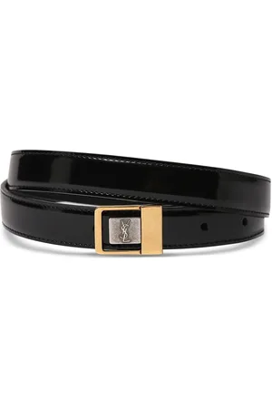 Saint Laurent Cinturón De Piel 3cm
