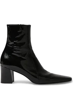 Saint Laurent Botas De Piel Con Cremallera
