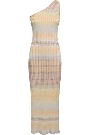 Missoni Vestido Largo De Lúrex Con Un Tirante