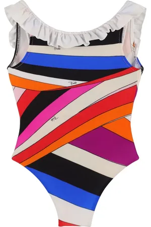 Puccini Bañador Entero De Lycra Con Volantes
