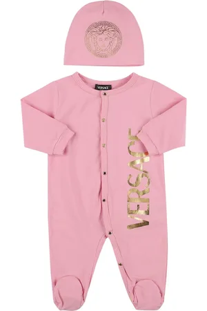 VERSACE Pelele Y Gorro De Algodón Jersey