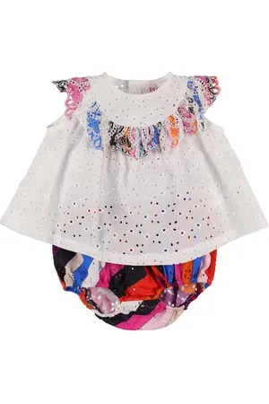 Puccini Vestido Y Cubre Pañal De Algodón
