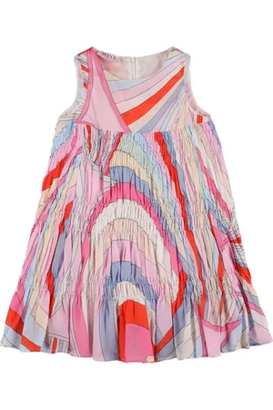 Puccini Vestido Midi De Muselina De Algodón