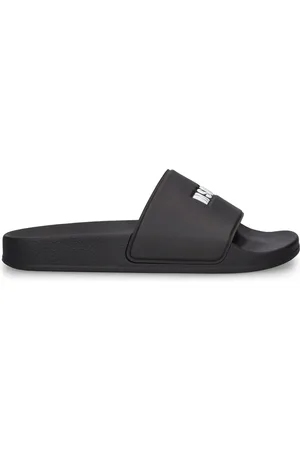 Msgm Sandalias Planas De Goma 15mm