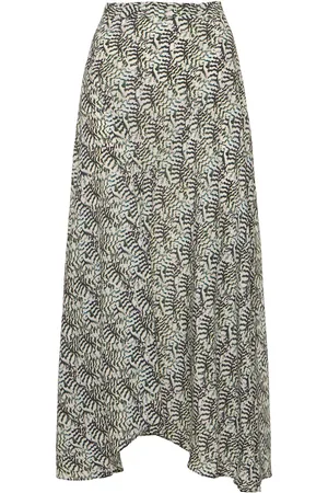Isabel Marant Falda Midi De Seda