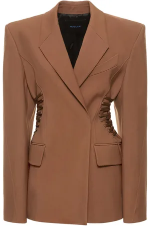 MUGLER Chaqueta Oversize Con Cordones