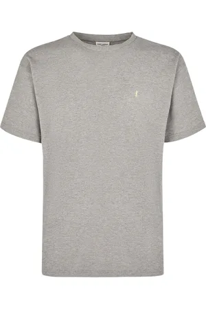 Saint Laurent Camiseta De Algodón