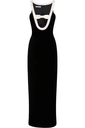 Alessandra Rich Vestido De Terciopelo Viscosa
