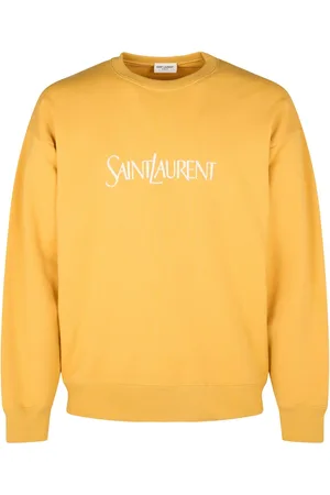 Saint Laurent Sudadera De Algodón Bordada