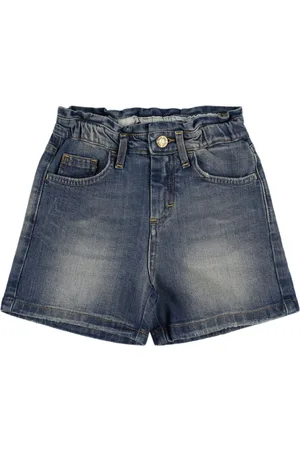 Golden Goose Shorts De Denim Con Cintura Elástica