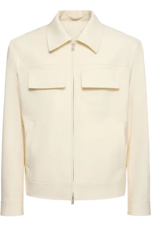 LARDINI Sobrecamisa De Lana Con Cremallera