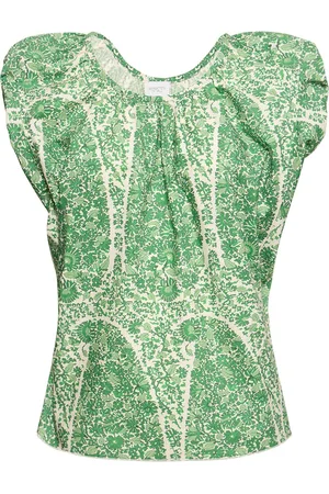 Giambattista Valli Top De Popelina Drapeada