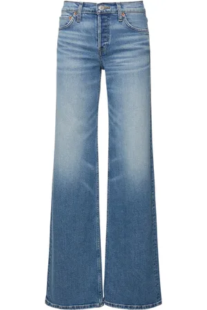 RE/DONE Jeans Anchos De Algodón