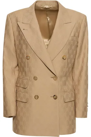 Gucci Blazer De Lana Con Jacquard