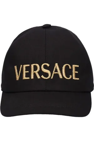 VERSACE Gorra De Baseball De Algodón Bordada