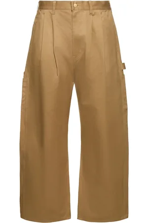 JUNYA WATANABE Pantalones De Sarga De Algodón