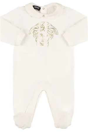 VERSACE Pelele De Jersey De Algodón Estampado