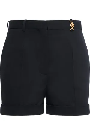 VERSACE Shorts De Lana Stretch