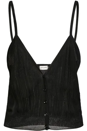 Saint Laurent Top De Viscosa