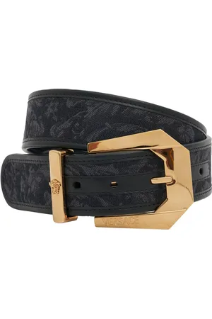 VERSACE Cinturón De Techno Con Jacquard 40mm