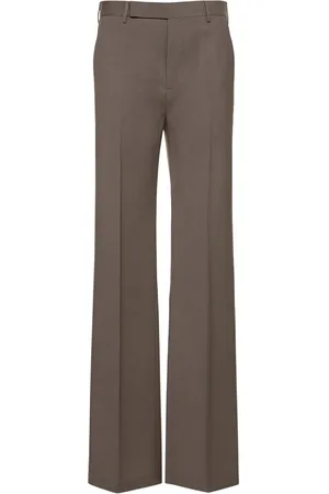 Rick Owens Pantalones Rectos De Lana