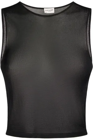 Saint Laurent Tank Top De Viscosa