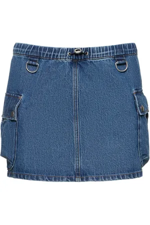 COPERNI Falda Cargo De Denim De Algodón