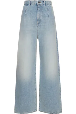 Loulou Studio Pantalones Anchos De Denim
