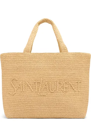 Saint Laurent Bolso Tote De Rafia