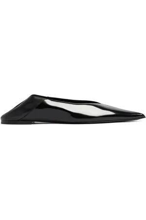 Saint Laurent Zapatillas De Piel 5mm