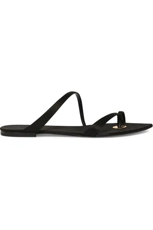 Saint Laurent Sandalias De Satén Crepe 5mm