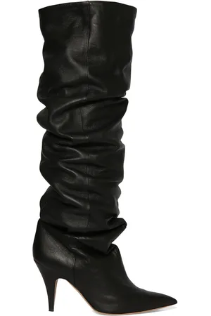 Khaite Botas Altas De Piel 90mm