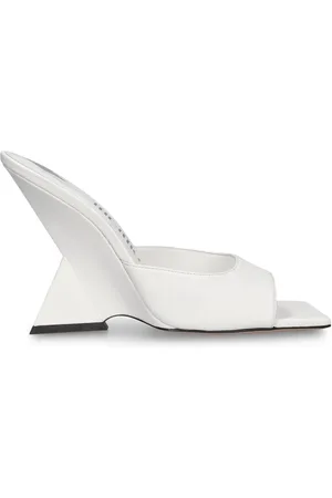 The Attico Zapatos Mules De Piel 105mm