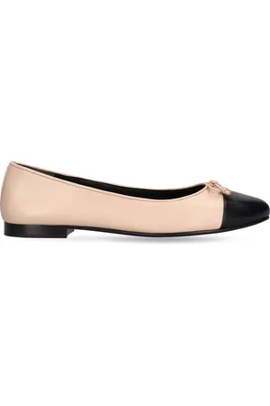 Tory Burch Bailarinas De Piel Con Puntera 5mm
