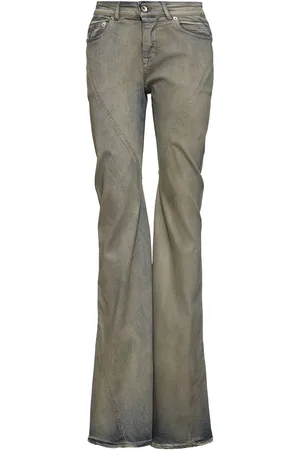 Rick Owens Jeans Acampanados De Denim