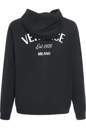 VERSACE Sudadera De Algodón Con Capucha