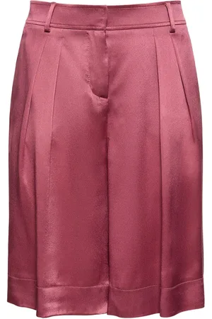Alberta Ferretti Shorts De Satén